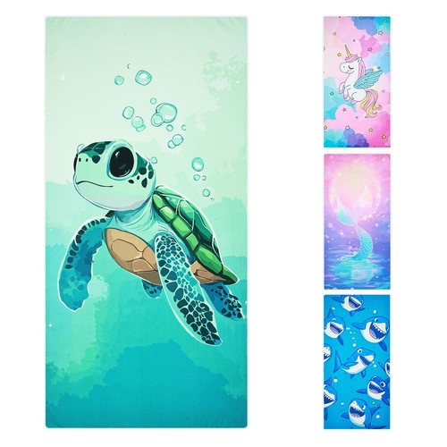 Serviette plage tortues - plage, mer