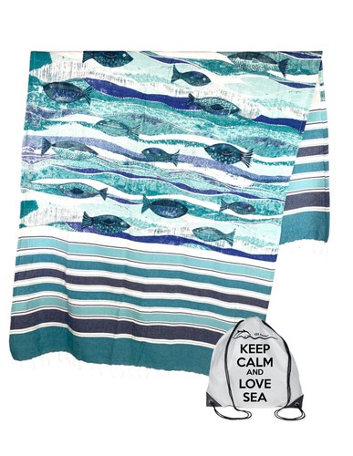 Serviette plage fouta - de,
