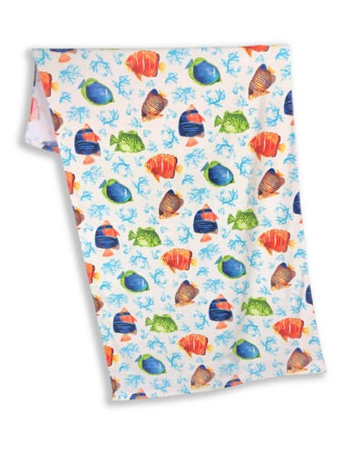 Serviette plage imprimée - plage,